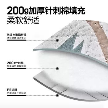 Mu Gao Di Влагостойкий коврик для пикника 180 EX19663003 Азуритовый синий