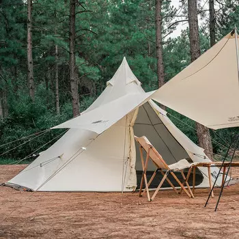 Mu Gaodi NX20561037 уличная легкая роскошная палатка для кемпинга, большая ветрозащитная и непромокаемая утолщенная палатка Anno 230 цвета слоновой кости