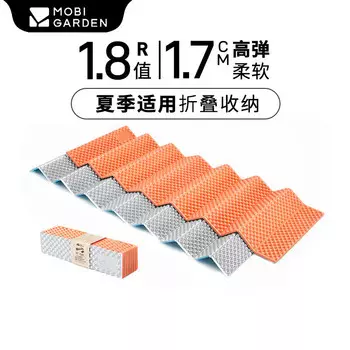 Mu Gaodi открытый кемпинг складной утолщенный водонепроницаемый коврик NT NXLQI63005 переливающийся оранжевый