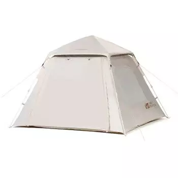 Mu Gaodi, открытый пляж, большое пространство, семейный солнцезащитный для родителей и детей, автоматическая быстро открывающаяся палатка, космическая версия с серебристым покрытием, 145-бежевый