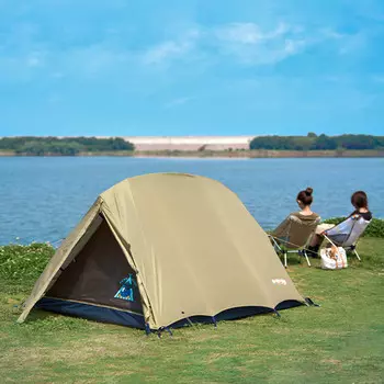 Mu Gaodi покачивающаяся палатка для кемпинга, двойная палатка для кемпинга, портативная складная ветрозащитная и непромокаемая палатка цвета песчаника
