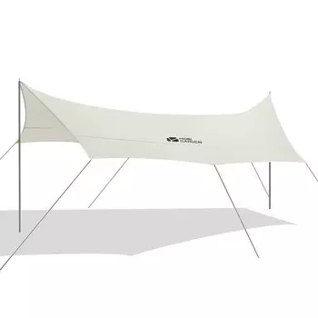 Mu Gaodi портативный непромокаемый тент для кемпинга на открытом воздухе, большой космический навес Junting 520, цвет слоновой кости