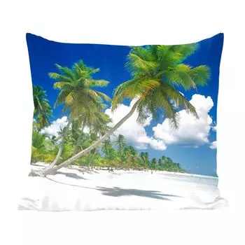 MuchoWow Декоративная подушка Диванная подушка Декоративная подушка для гостиной 45 x 45 см Пляж - Пальма - Тропический - Чехлы для подушек - Декоративные чехлы для подушек - Декоративные чехлы для подушек