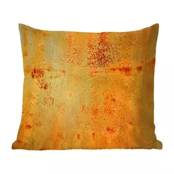 MuchoWow Декоративная подушка Диванная подушка Декоративная подушка для гостиной 45 x 45 см Рыжий - Желтый - Винтаж - Чехлы на подушки - Декоративные чехлы на подушки - Декоративные чехлы на подушки