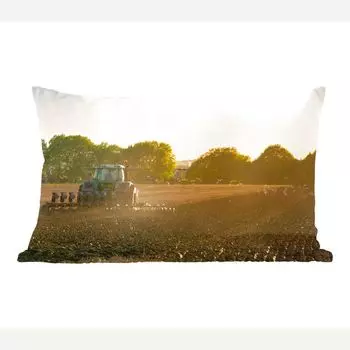 MuchoWow Декоративная подушка Диванная подушка Декоративная подушка для гостиной 60 x 40 см Трактор - Птица - Деревня - Чехлы на подушки - Декоративные чехлы на подушки - Декоративные чехлы на подушки, мультиколор