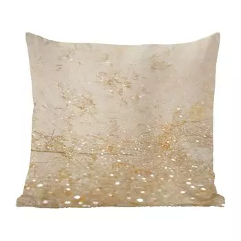 MuchoWow Декоративная подушка Диванная подушка Декоративная подушка для гостиной 50 x 50 см Мрамор - Коричневый - Оранжевый - Чехлы на подушки - Украшение - Спальня
