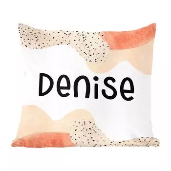 MuchoWow Декоративная подушка Диванная подушка Декоративная подушка для гостиной 45 x 45 см Дениз - Пастель - Девушка - Чехлы на подушки - Декоративные чехлы на подушки - Декоративные чехлы на подушки