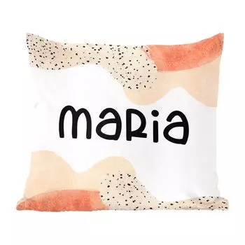 MuchoWow Декоративная подушка Диванная подушка Декоративная подушка для гостиной 45 x 45 см Мария - Пастель - Девушка - Чехлы на подушки - Декоративные чехлы на подушки - Декоративные наволочки