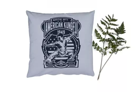 MuchoWow Декоративная подушка Диванная подушка Декоративная подушка для гостиной 45 x 45 см Боевые искусства - Простой - Винтаж - Чехлы для подушек - Декоративные чехлы для подушек - Декоративные чехлы для подушек