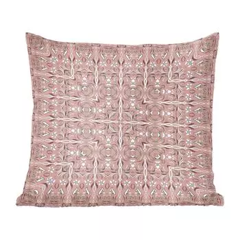 MuchoWow Декоративная подушка Диванная подушка Декоративная подушка для гостиной 50 x 50 см Узор - Ковры - Розовый - Наволочки - Украшение - Спальня