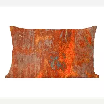 MuchoWow Декоративная подушка Диванная подушка Декоративная подушка для гостиной 60 x 40 см Красный - Синий - Чехлы для настенных подушек - Декоративные чехлы для подушек - Декоративные чехлы для подушек