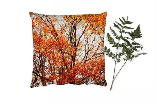 MuchoWow Декоративная подушка Диванная подушка Декоративная подушка для гостиной 45 x 45 см Лес - Осень - Времена года - Чехлы для подушек - Декоративные чехлы для подушек - Декоративные чехлы для подушек