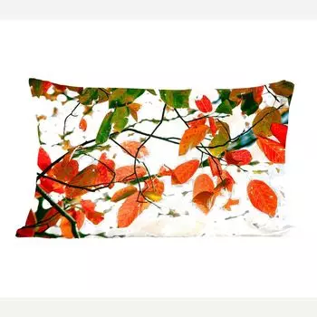 MuchoWow Декоративная подушка Диванная подушка Декоративная подушка для гостиной 60 x 40 см Осень - Листья - Деревенская жизнь - Времена года - Чехлы для подушек - Декоративные чехлы для подушек - Декоративные чехлы для подушек