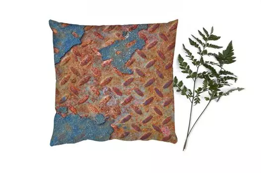 MuchoWow Декоративная подушка Диванная подушка Декоративная подушка для гостиной 50 x 50 см Ржавчина - Алмазная тарелка - Бетон - Чехлы на подушки - Украшение - Спальня