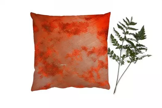 MuchoWow Декоративная подушка Диванная подушка Декоративная подушка для гостиной 45 x 45 см Ржавчина - Промышленный - Металл - Сталь - Чехлы на подушки - Декоративные чехлы на подушки - Декоративные чехлы на подушки