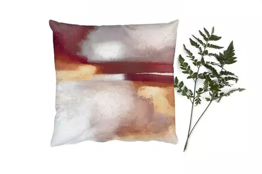 MuchoWow Декоративная подушка Диванная подушка Декоративная подушка для гостиной 45 x 45 см Картина - Абстракция - Пастель - Чехлы для подушек - Декоративные чехлы для подушек - Декоративные чехлы для подушек