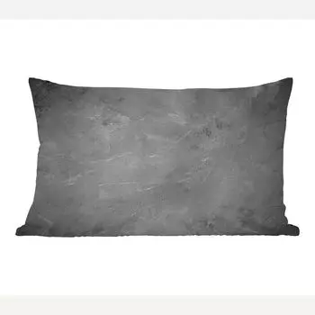 MuchoWow Декоративная подушка Диванная подушка Декоративная подушка для гостиной 60 x 40 см Структура - Цемент - Бетон - Серый - Винтаж - Чехлы на подушки - Декоративные чехлы на подушки - Декоративные чехлы на подушки