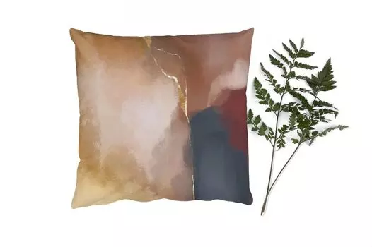 MuchoWow Декоративная подушка Диванная подушка Декоративная подушка для гостиной 45 x 45 см Абстракция - Живопись - Пастель - Чехлы на подушки - Декоративные чехлы на подушки - Декоративные наволочки
