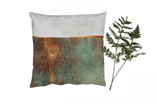 MuchoWow Декоративная подушка Диванная подушка Декоративная подушка для гостиной 60 x 60 см Аннотация - Роскошь - Золото - Чехлы на подушки - Хлопчатобумажная ткань - Декоративные наволочки