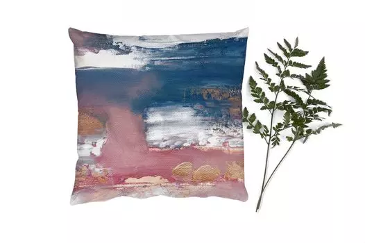 MuchoWow Декоративная подушка Диванная подушка Декоративная подушка для гостиной 50 x 50 см Абстракция - Живопись - Дизайн - Наволочки - Украшение - Спальня, мультиколор