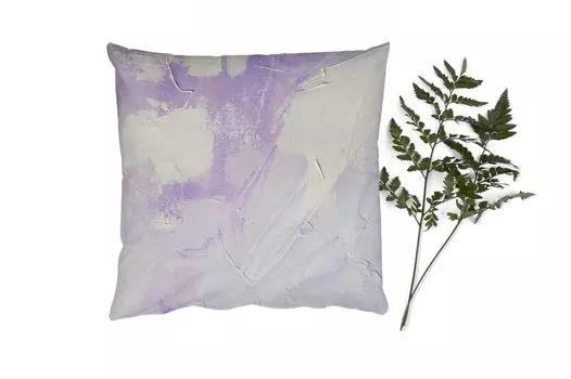 MuchoWow Декоративная подушка Диванная подушка Декоративная подушка для гостиной 60 x 60 см Абстракция - Живопись - Дизайн - Наволочка - Хлопчатобумажная ткань - Декоративные наволочки, мультиколор