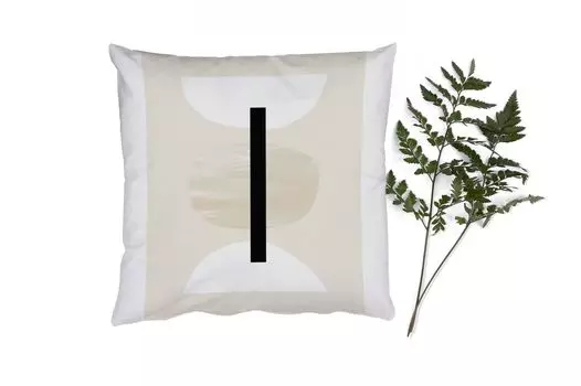 MuchoWow Декоративная подушка Диванная подушка Декоративная подушка для гостиной 40 x 40 см Абстракция - Геометрические фигуры - Пастель - Чехлы на диванные подушки - без наполнителя