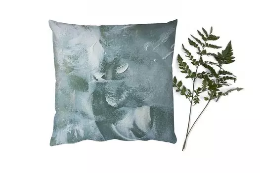 MuchoWow Декоративная подушка Диванная подушка Декоративная подушка для гостиной 50 x 50 см Акриловая краска - Структуры - Абстракция - Наволочки - Украшение - Спальня