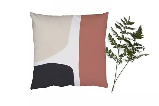 MuchoWow Декоративная подушка Диванная подушка Декоративная подушка для гостиной 60 x 60 см Пастель - Абстракция - Дизайн - Наволочка - Хлопчатобумажная ткань - Декоративные наволочки, мультиколор