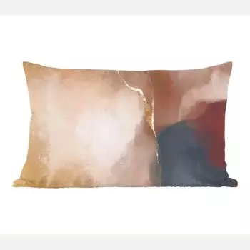 MuchoWow Декоративная подушка Диванная подушка Декоративная подушка для гостиной 60 x 40 см Абстракция - Живопись - Пастель - Чехлы на подушки - Декоративные чехлы на подушки - Декоративные чехлы на подушки