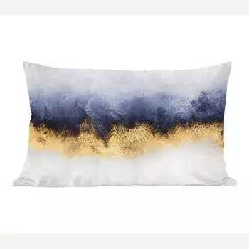 MuchoWow Декоративная подушка Диванная подушка Декоративная подушка для гостиной 60 x 40 см Абстракция - Золото - Роскошь - Чехлы на подушки - Декоративные чехлы на подушки - Декоративные чехлы на подушки, мультиколор