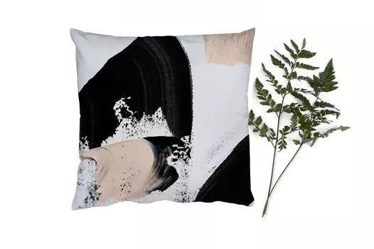 MuchoWow Декоративная подушка Диванная подушка Декоративная подушка для гостиной 40 x 40 см Картина - Абстракция - Дизайн - Чехлы на диванные подушки - без наполнителя