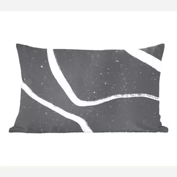 MuchoWow Декоративная подушка Диванная подушка Декоративная подушка для гостиной 60 x 40 см Линия - Минимализм - Дизайн - Чехлы для подушек - Декоративные чехлы для подушек - Декоративные чехлы для подушек, мультиколор