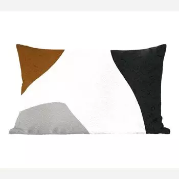MuchoWow Декоративная подушка Диванная подушка Декоративная подушка для гостиной 60 x 40 см Минимализм - Дизайн - Формы - Чехлы на подушки - Декоративные чехлы на подушки - Декоративные наволочки
