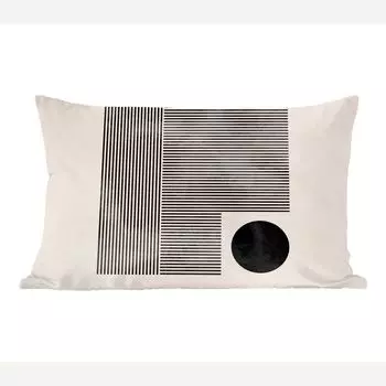 MuchoWow Декоративная подушка Диванная подушка Декоративная подушка для гостиной 50 x 30 см Квадратная - Минимализм - Абстракция - Чехлы на диванные подушки - без наполнителя, мультиколор