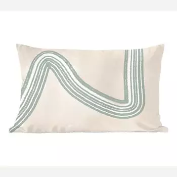MuchoWow Декоративная подушка Диванная подушка Декоративная подушка для гостиной 60 x 40 см Линия - Абстракция - Дизайн - Чехлы для подушек - Декоративные чехлы для подушек - Декоративные чехлы для подушек, мультиколор