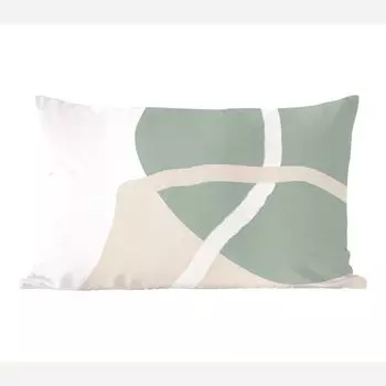 MuchoWow Декоративная подушка Диванная подушка Декоративная подушка для гостиной 50 x 30 см Минимализм - Пастельный дизайн - Чехлы на диванные подушки - без наполнителя, мультиколор