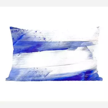MuchoWow Декоративная подушка Диванная подушка Декоративная подушка для гостиной 60 x 40 см Цвет - Дизайн - Синий - Чехлы на подушки - Декоративные чехлы на подушки - Декоративные чехлы на подушки, мультиколор