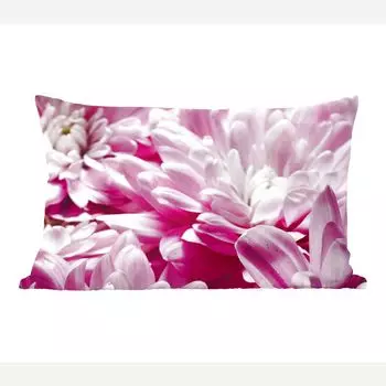 MuchoWow Декоративная подушка Диванная подушка Декоративная подушка для гостиной 50 x 30 см Цветы - Розовый - Натуральный - Чехлы на диванные подушки - без наполнителя, мультиколор