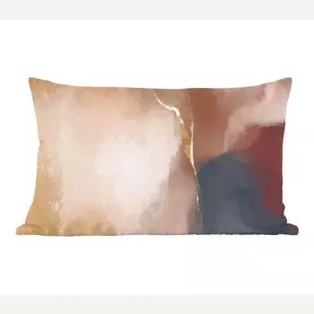 MuchoWow Декоративная подушка Диванная подушка Декоративная подушка для гостиной 50 x 30 см Абстракция - Живопись - Пастель - Чехлы на диванные подушки - без наполнителя, мультиколор