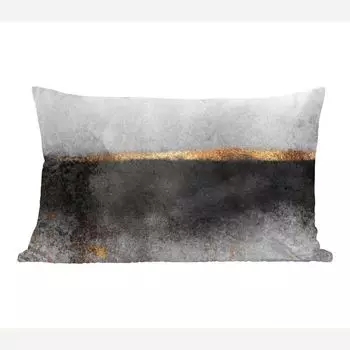 MuchoWow Декоративная подушка Диванная подушка Декоративная подушка для гостиной 60 x 40 см Золото - Абстракция - Роскошь - Чехлы на подушки - Декоративные чехлы на подушки - Декоративные чехлы на подушки, мультиколор