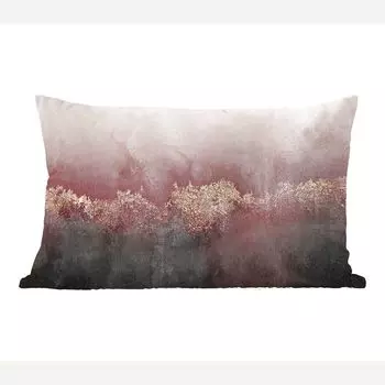 MuchoWow Декоративная подушка Диванная подушка Декоративная подушка для гостиной 60 x 40 см Блеск - Золото - Абстракция - Чехлы для подушек - Декоративные чехлы для подушек - Декоративные чехлы для подушек