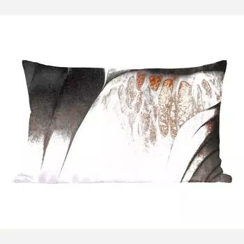 MuchoWow Декоративная подушка Диванная подушка Декоративная подушка для гостиной 50 x 30 см Золото - Абстракция - Дизайн - Чехлы на диванные подушки - без наполнителя, мультиколор