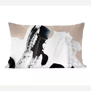 MuchoWow Декоративная подушка Диванная подушка Декоративная подушка для гостиной 60 x 40 см Черный - Абстракция - Дизайн - Чехлы для подушек - Декоративные чехлы для подушек - Декоративные чехлы для подушек, мультиколор