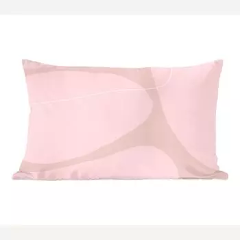 MuchoWow Декоративная подушка Диванная подушка Декоративная подушка для гостиной 60 x 40 см Розовый - Геометрические фигуры - Абстракция - Чехлы на подушки - Декоративные чехлы на подушки - Декоративные чехлы на подушки, мультиколор