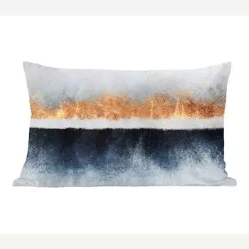 MuchoWow Декоративная подушка Диванная подушка Декоративная подушка для гостиной 60 x 40 см Золото - Абстракция - Дизайн - Чехлы для подушек - Декоративные чехлы для подушек - Декоративные чехлы для подушек, мультиколор