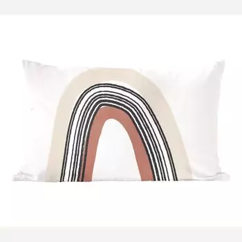 MuchoWow Декоративная подушка Диванная подушка Декоративная подушка для гостиной 60 x 40 см Радуга - Пастель - Дизайн - Чехлы для подушек - Декоративные чехлы для подушек - Декоративные чехлы для подушек, мультиколор