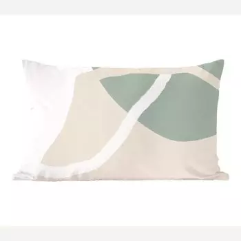 MuchoWow Декоративная подушка Диванная подушка Декоративная подушка для гостиной 50 x 30 см Минимализм - Пастельный дизайн - Чехлы на диванные подушки - без наполнителя, мультиколор