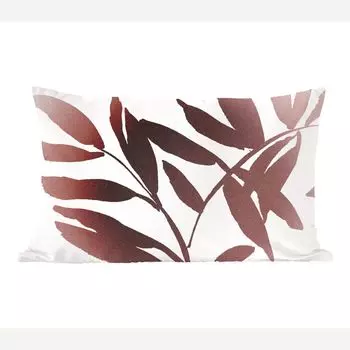MuchoWow Декоративная подушка Диванная подушка Декоративная подушка для гостиной 60 x 40 см Листья - Дизайн - Абстракция - Чехлы на подушки - Декоративные чехлы на подушки - Декоративные чехлы на подушки