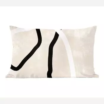 MuchoWow Декоративная подушка Диванная подушка Декоративная подушка для гостиной 60 x 40 см Розовый - Минимализм - Дизайн - Чехлы на подушки - Декоративные чехлы на подушки - Декоративные чехлы на подушки, мультиколор