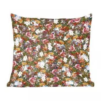 MuchoWow Декоративная подушка Диванная подушка Декоративная подушка для гостиной 60 x 60 см Цветы - Бабочка - Дизайн - Искусство - Абстракция - Живопись - Старые мастера - Чехлы на подушки - Хлопчатобумажная ткань - Декоративные наволочки, мульт...